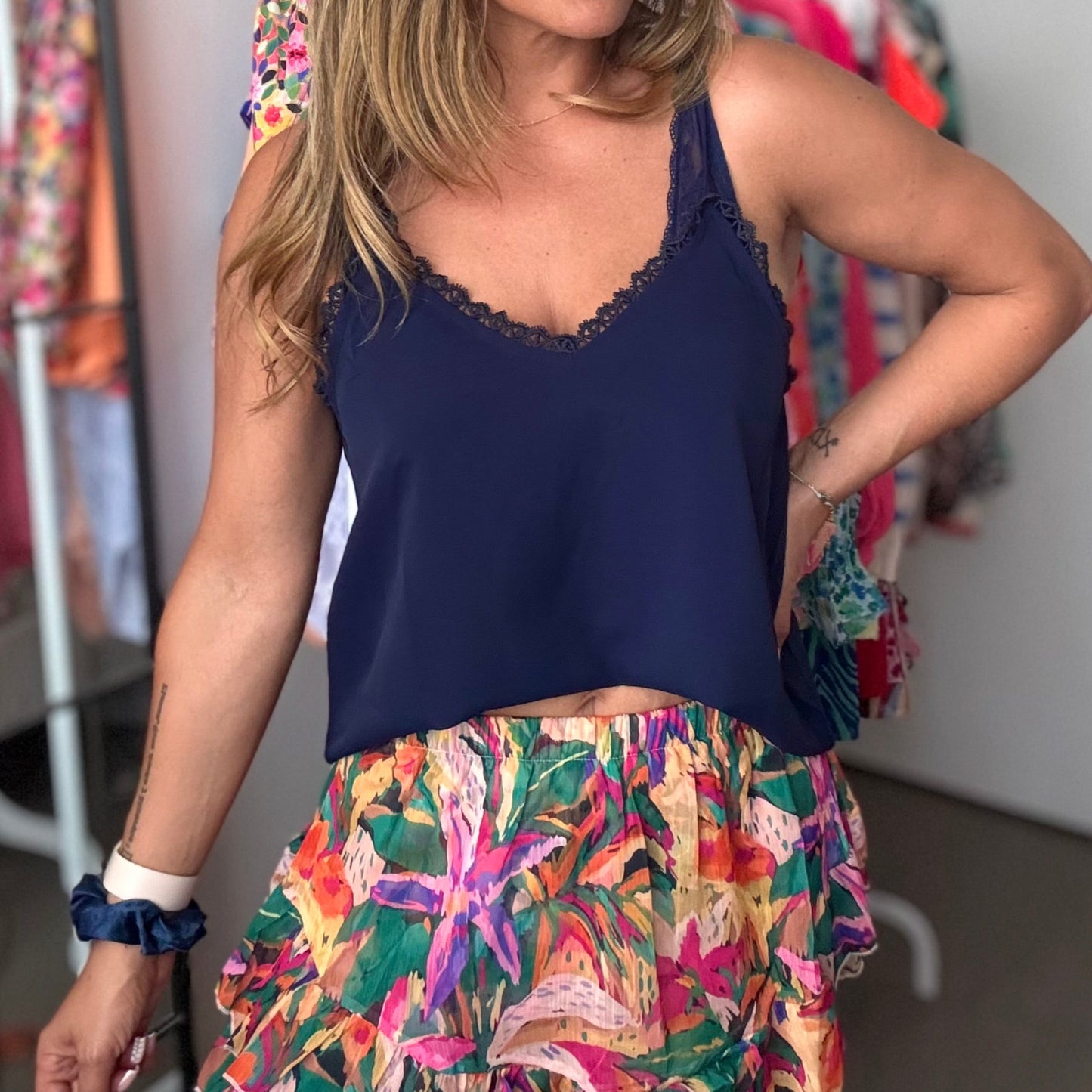 Top MAYA bleu marine