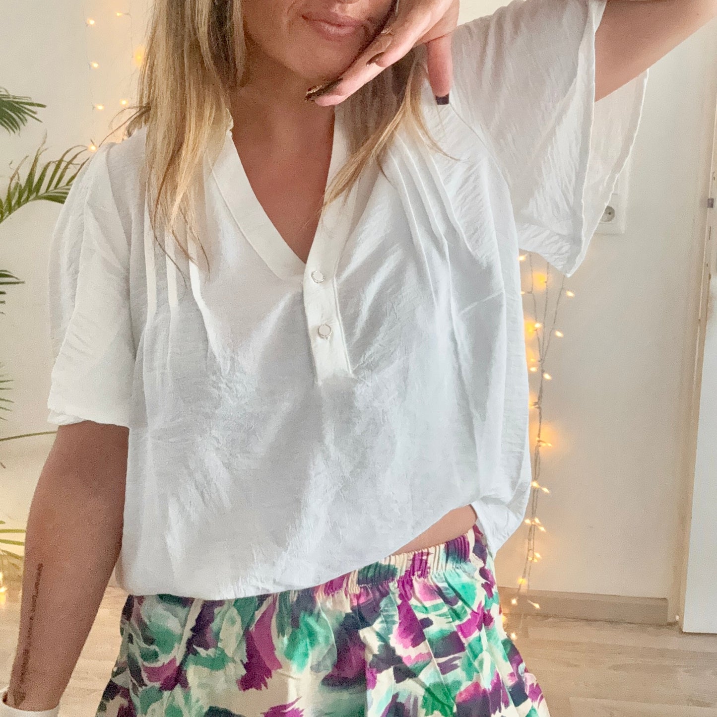 Jupe Short OLYME FUSHIA
