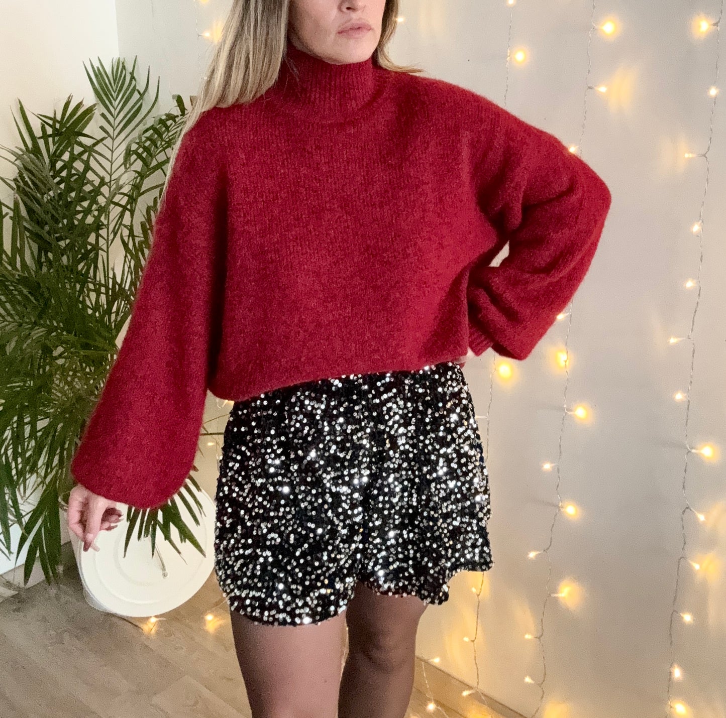 Jupe short sequins STARS