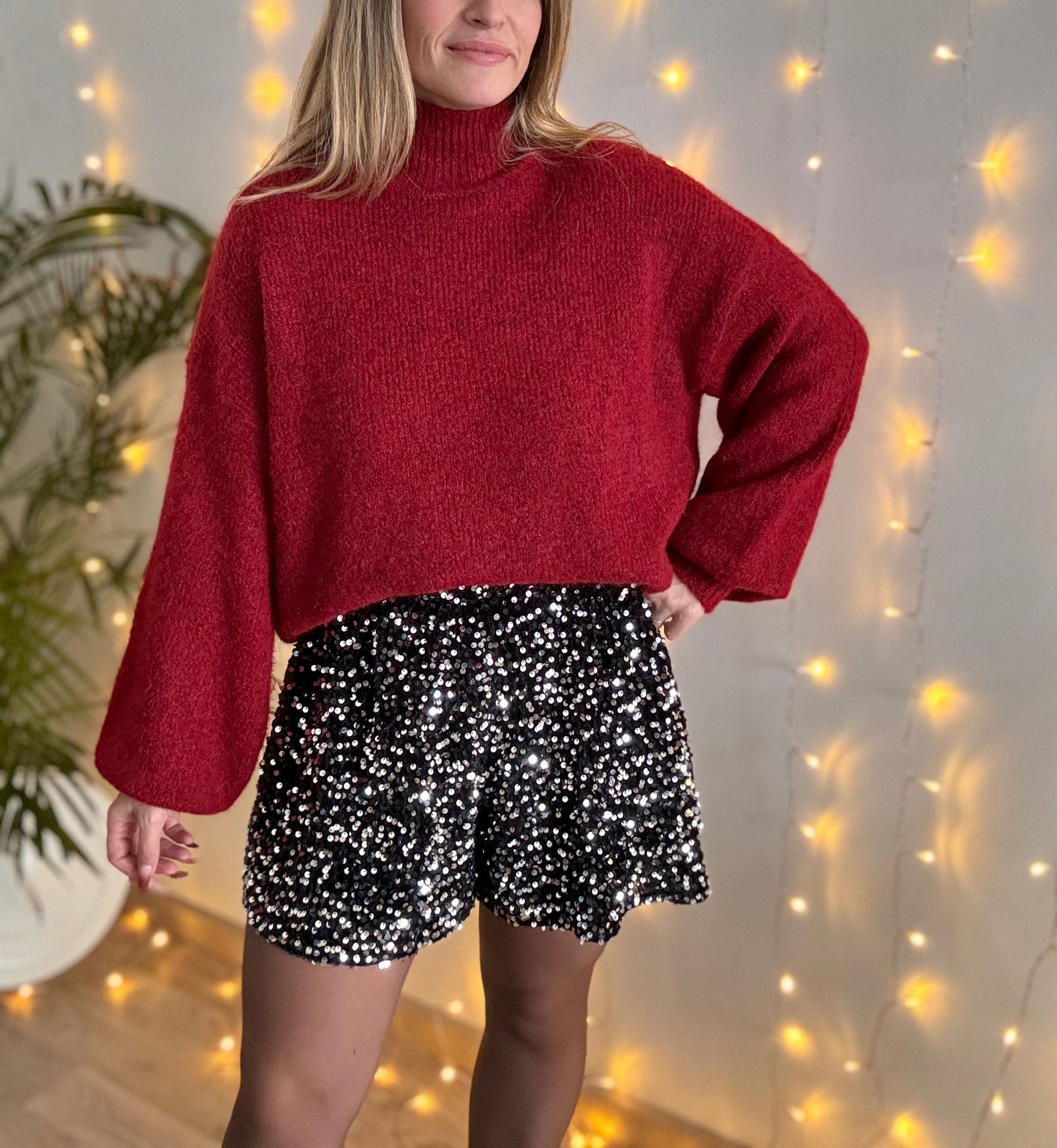 Jupe short sequins STARS