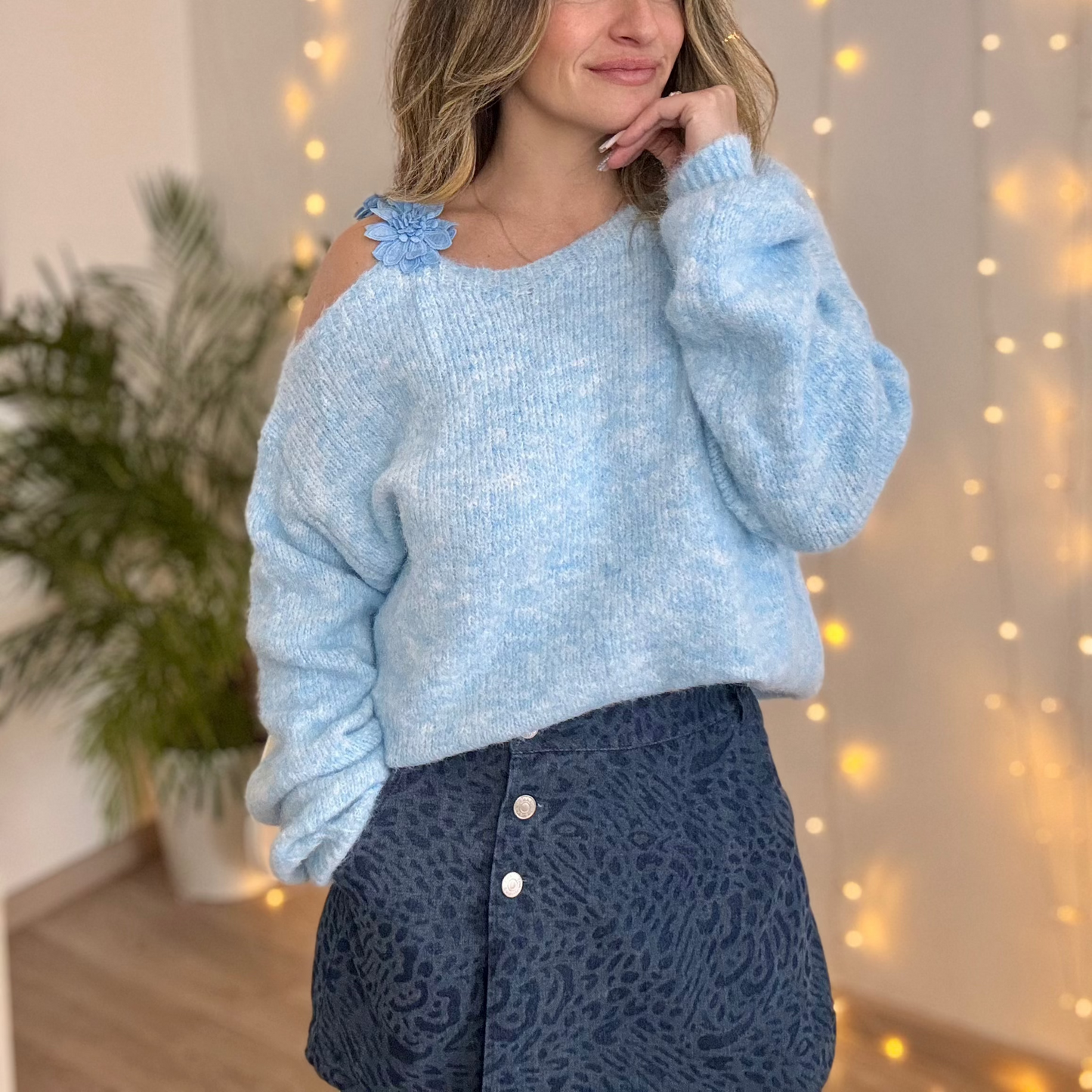 Pull CAMELIAS BLUE