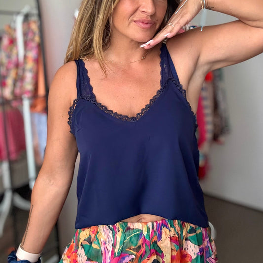 Top MAYA bleu marine