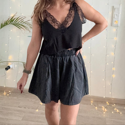 Jupe short IVA BLACK