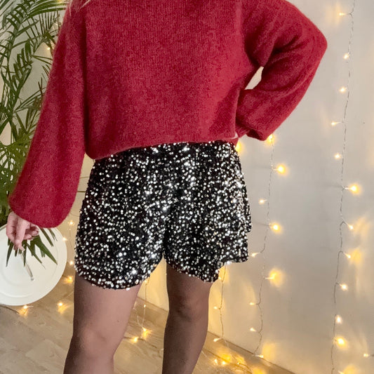 Jupe short sequins STARS
