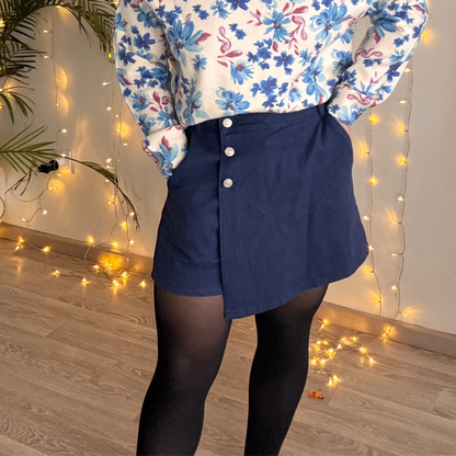 Jupe short Bleu marine