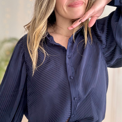 Chemise KIARA Bleu Marine