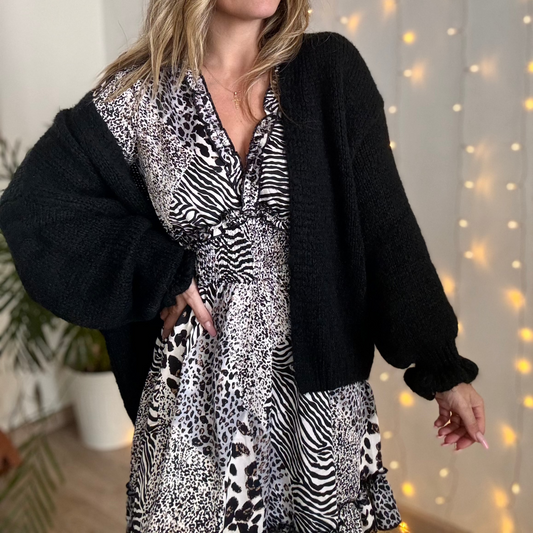Gilet Noir CAMILLE